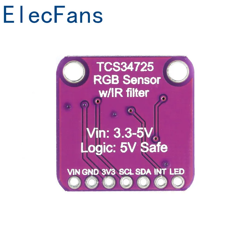 Цветной датчик TCS34725 RGB макетная плата модуль сделай сам Elecfans | Электронные
