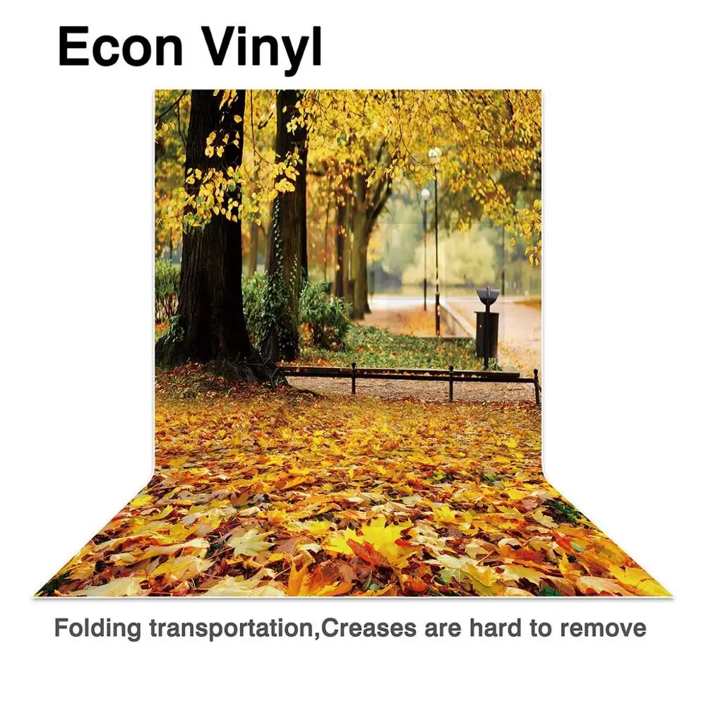 Фон для фотосъемки Allenjoy осенние кленовые листья лес парк уличная сцена