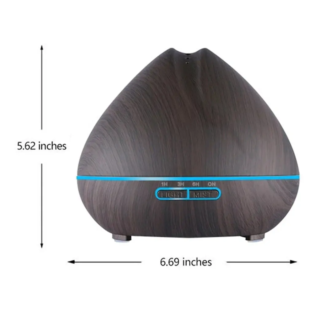 

Deep Wood Grain Remote Control Air Humidifier Home Office Purification Essential Oil Diffuser Aromatherapy Air Purifier
