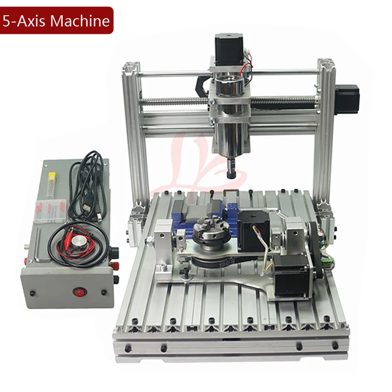 Мини-фрезерный станок с ЧПУ 3020 3 4 5-осевой для гравировки по дереву 3040 фрезерный