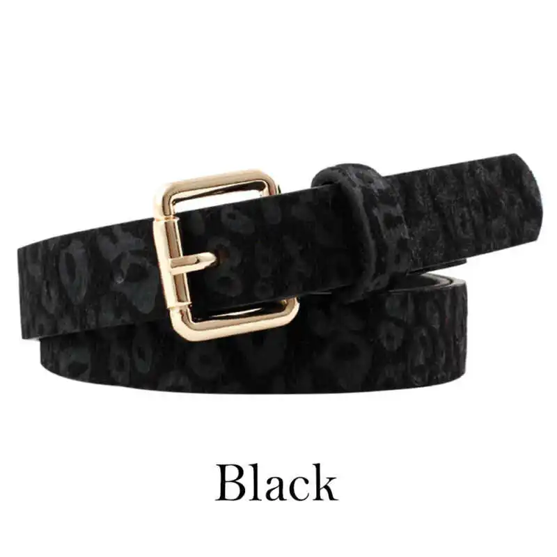 

Lady Leopard Belt Buckle Women~Belt Alloy Pin Leather Waistband Strap Waist