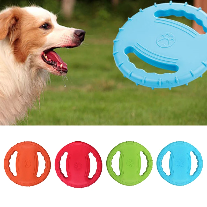 1 шт. забавная силиконовая летающая тарелка для собак собака кошка игрушка игра