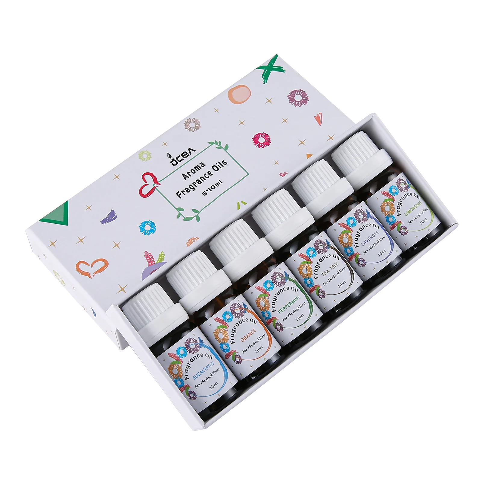 

6Pcs 10Ml Essential Oils Gift Set High-quality Aromatic Diffuser Oil For Humidifier Spa Body Massage Air Freshener Cuticle Oil