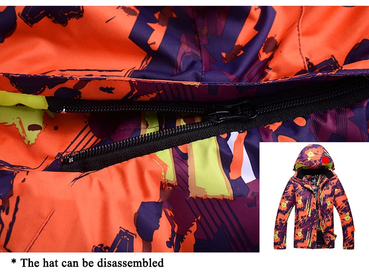 Лыжная куртка женский лыжный костюм теплый для катания на сноуборде зимняя