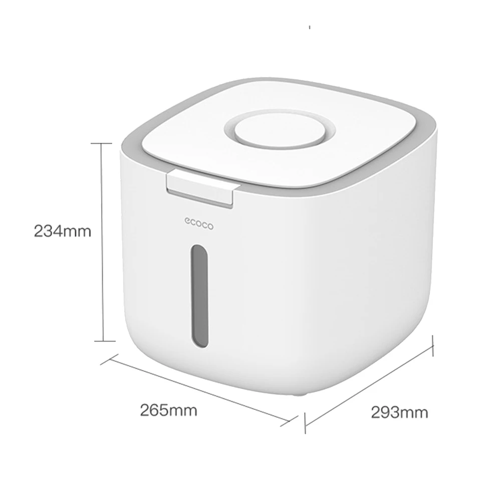 

Household Kitchen Rice Storage Box Sealed Insect-Proof Moisture-Proof Pressed Rice Bucket Plastic Food Storage Container