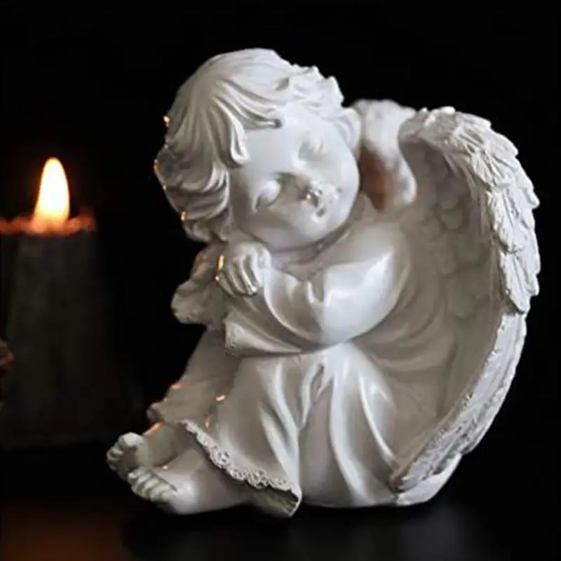 Статуя маленького ангела домашнее настольное украшение для детской комнаты из