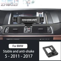 car mobile phone holder mounts stand gps gravity navigation bracket for bmw 5 series 5gt f10 f11 2011 2017 car accessories