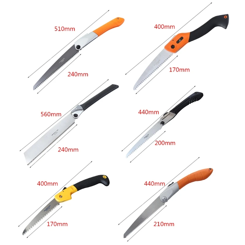 

Multifunctional Folding Hand Saw Sk-5 Steel Blade Lightweight Types to Choose Flexible Mini l Sharp Teeth