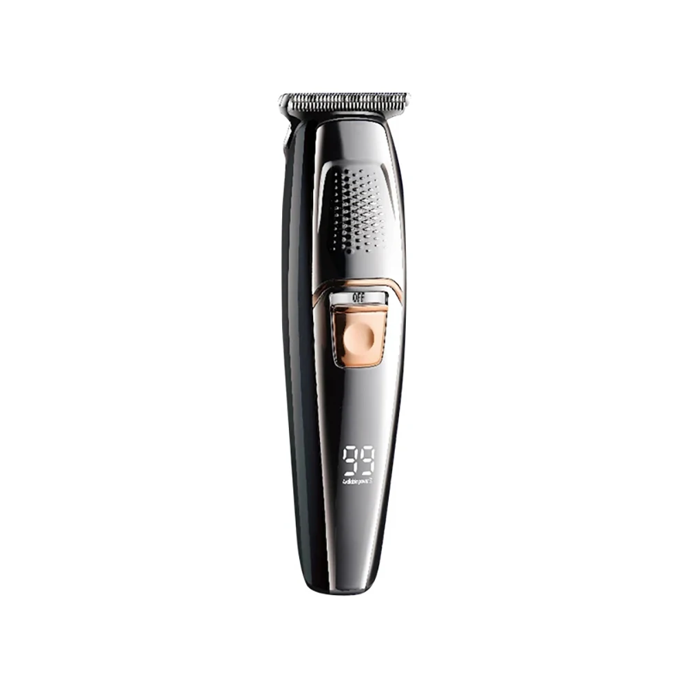 

Kemei Steel Cutter Head Hair Clipper Led Screen Men Strong Power Rechargeable Professional Electric Trimmer Km-8602