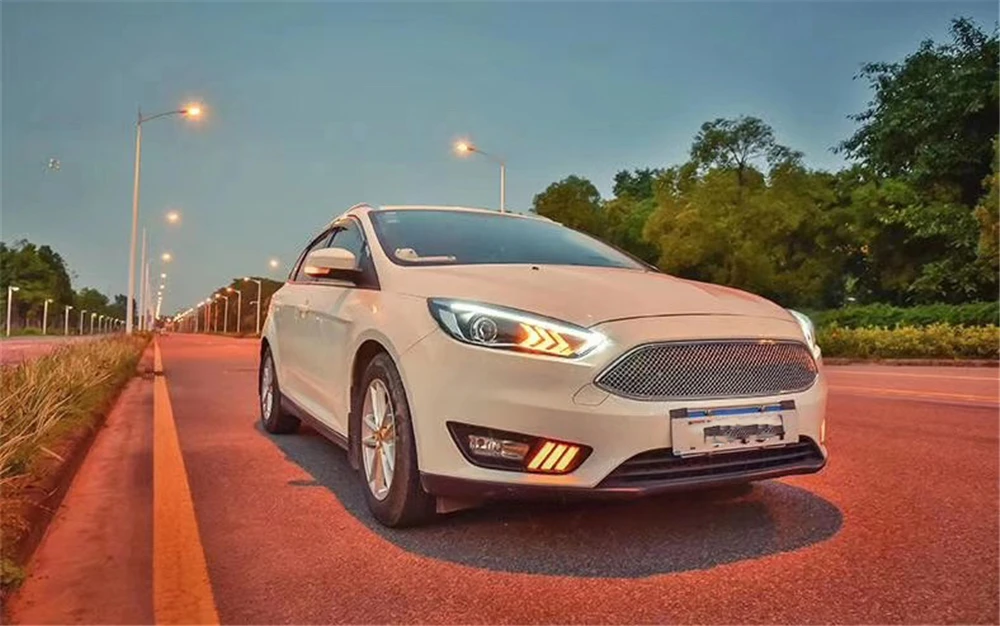 2 шт. светодиодный светильник s для Ford Focus 2015 2016 2017 2018 Автомобильный двойной