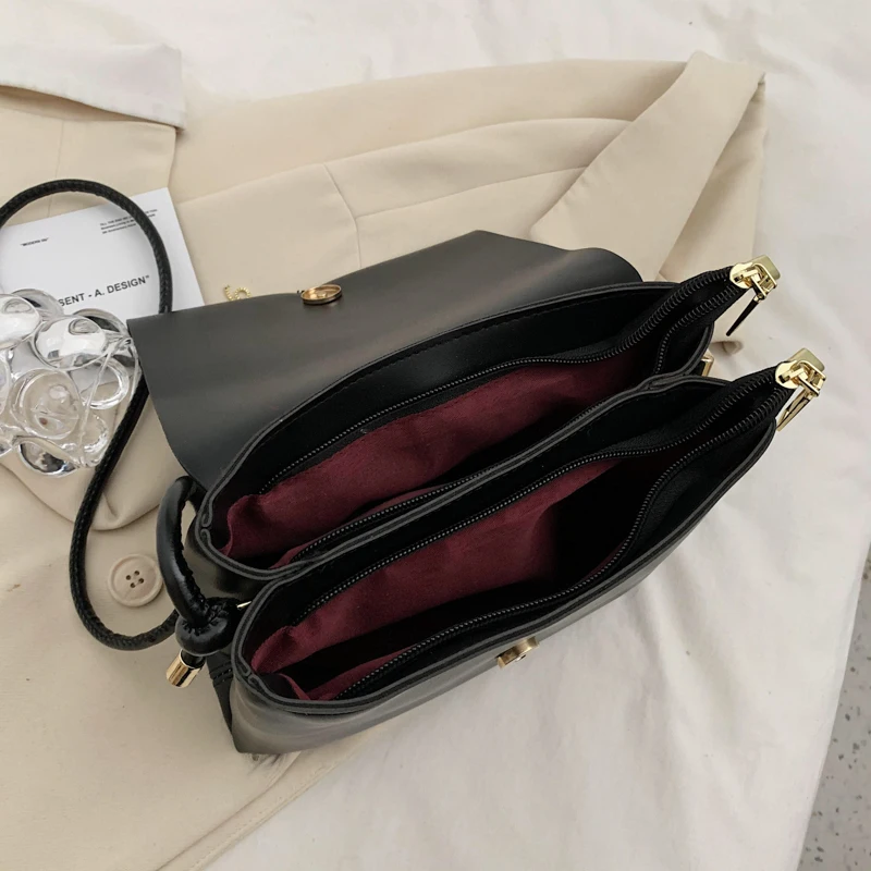 

Small Flap Bags for Women 2020 Soft Pu Leather Shoulder Bag Designer Luxury Handbags Ladies Tassel Crossbody Bag sac femme