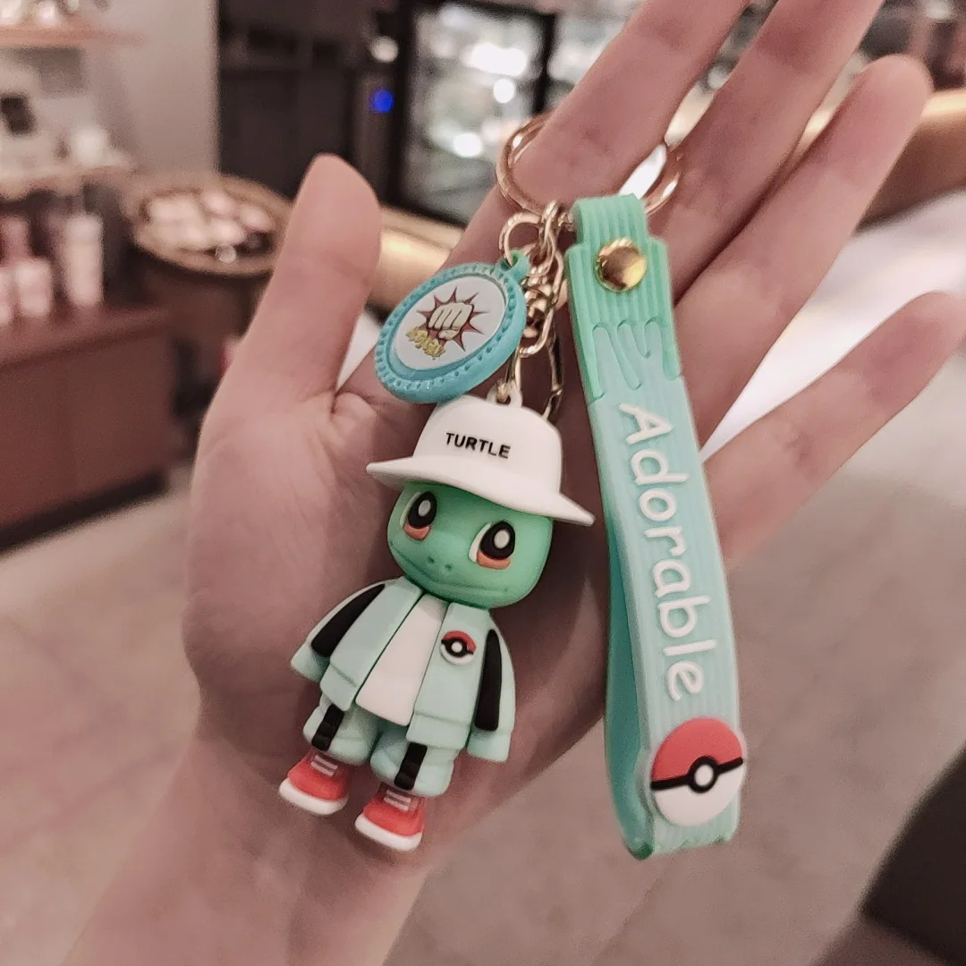 Kawaii Покемон экшн-фигурки Пикачу брелок Томи мультфильм анимая мини-фигурка