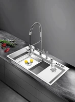 asras 10050p sus304 handmade kitchen cup rinser sink defrosting board kitchen tap manufacturer 10050plus