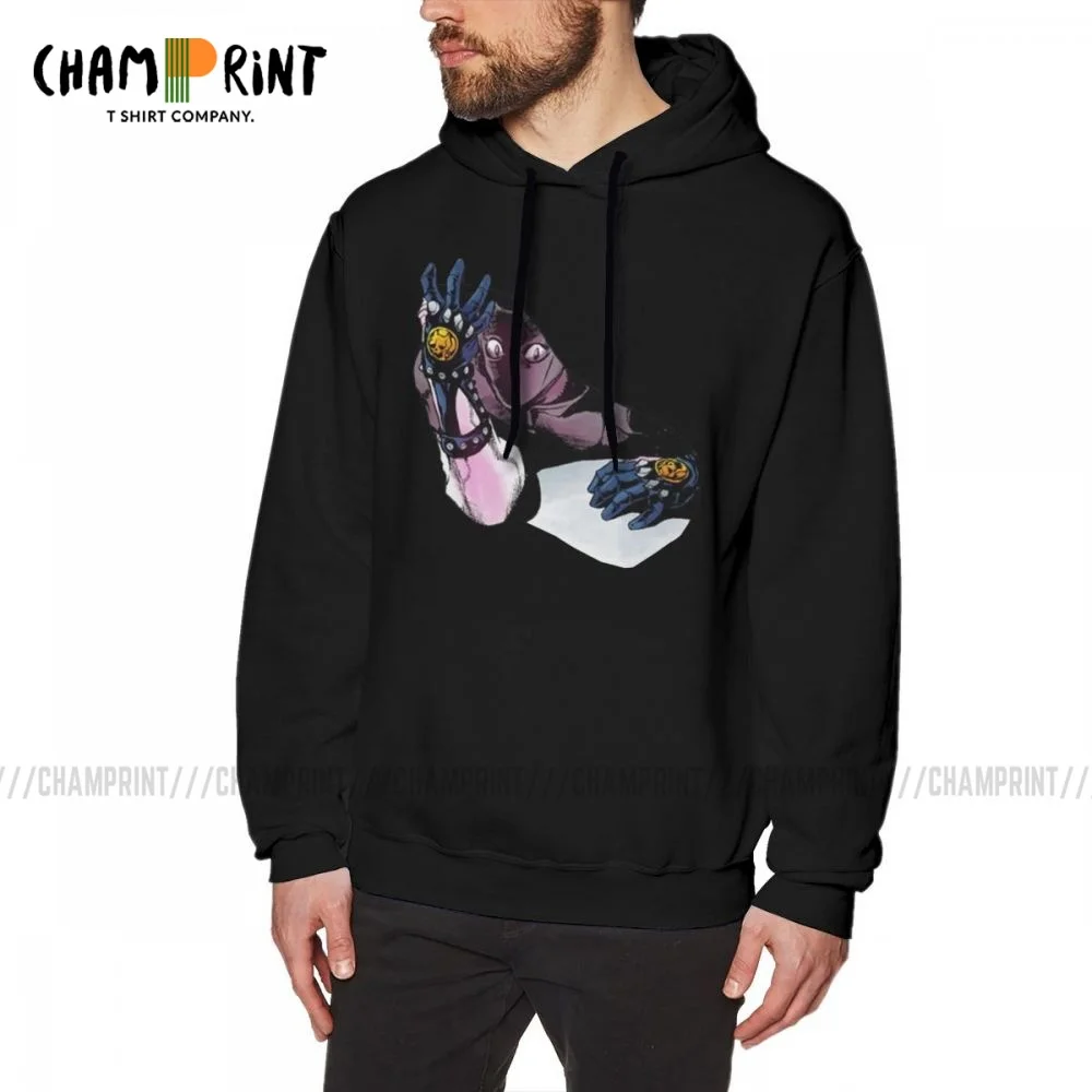 

Jojos Bizarre Adventure Man Sweatshirt Cotton Amazing Killer Queen Bites The Dust Hoodie Classic Fit Pullovers