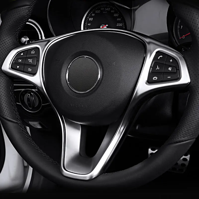 Автомобильный руль Кнопка рамка украшение Накладка для Mercedes Benz Vito W447 2014 2017
