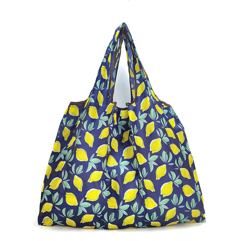 

Bear Shopping Bag Foldable Eco-friendly Folding Reusable Portable Shoulder Handbag Waterproof Polyester For Travel Grocery Bags