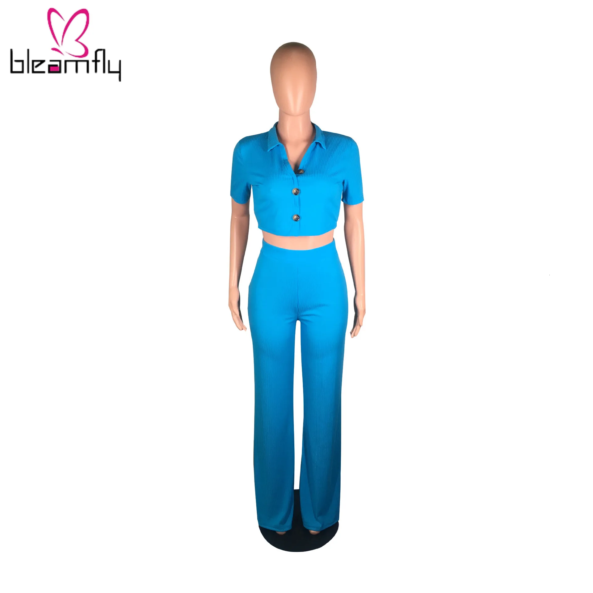 Новинка 2019 Женский Осенний вязаный короткий свитер на пуговицах топ и прямые