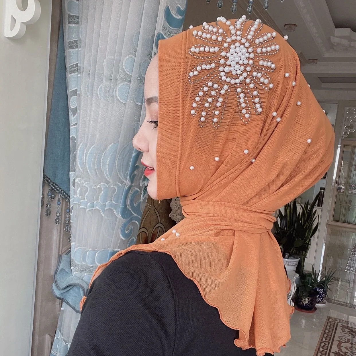 Мгновенно готовый к носке мусульманский шарф женские школьные хиджабы для