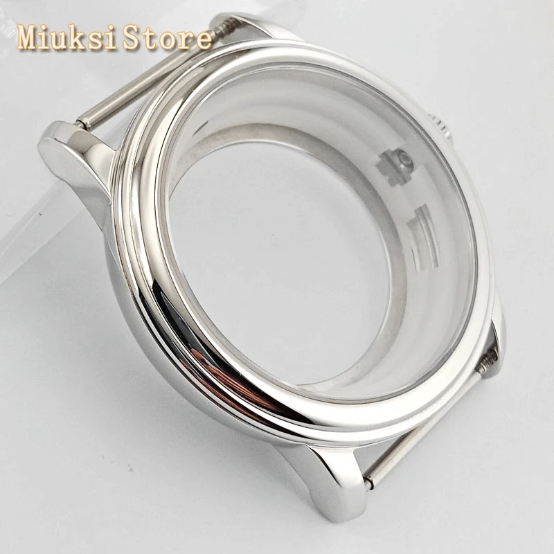 Чехол для часов 40 мм с сапфировым стеклом серебристый/розовое золото/золото