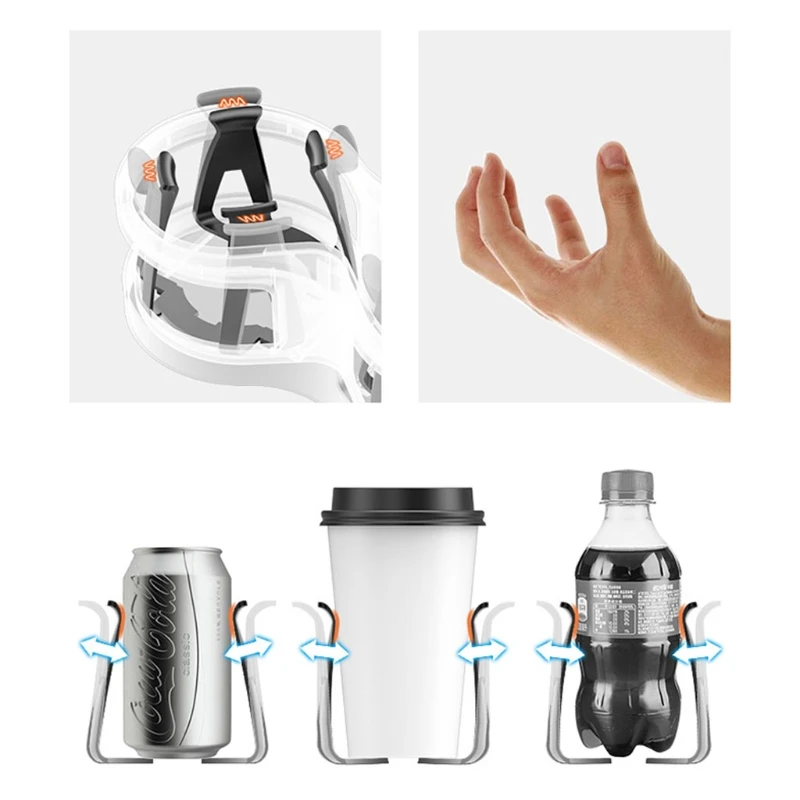 

Многофункциональный Автомобильный держатель для стаканов, автоматическая Модифицированная фиксированная подставка-лоток, органайзер для...