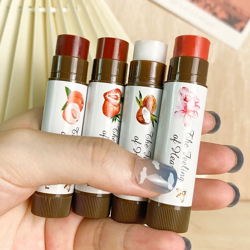 

1pc Japanese Lipstick Lip Balm Moisturizing Moisturizing And Preventing Dryness Cute Girl Students Colored Makeup Fake Makeup