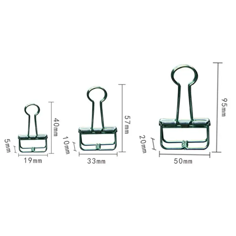 Новый простой металлический зажим с длинным хвостом креативные канцелярские