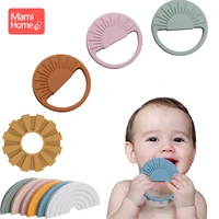 baby silicone teether cartoon teether bpa free baby toys pacifier chain accessories newborn teething toy for kid christmas gift
