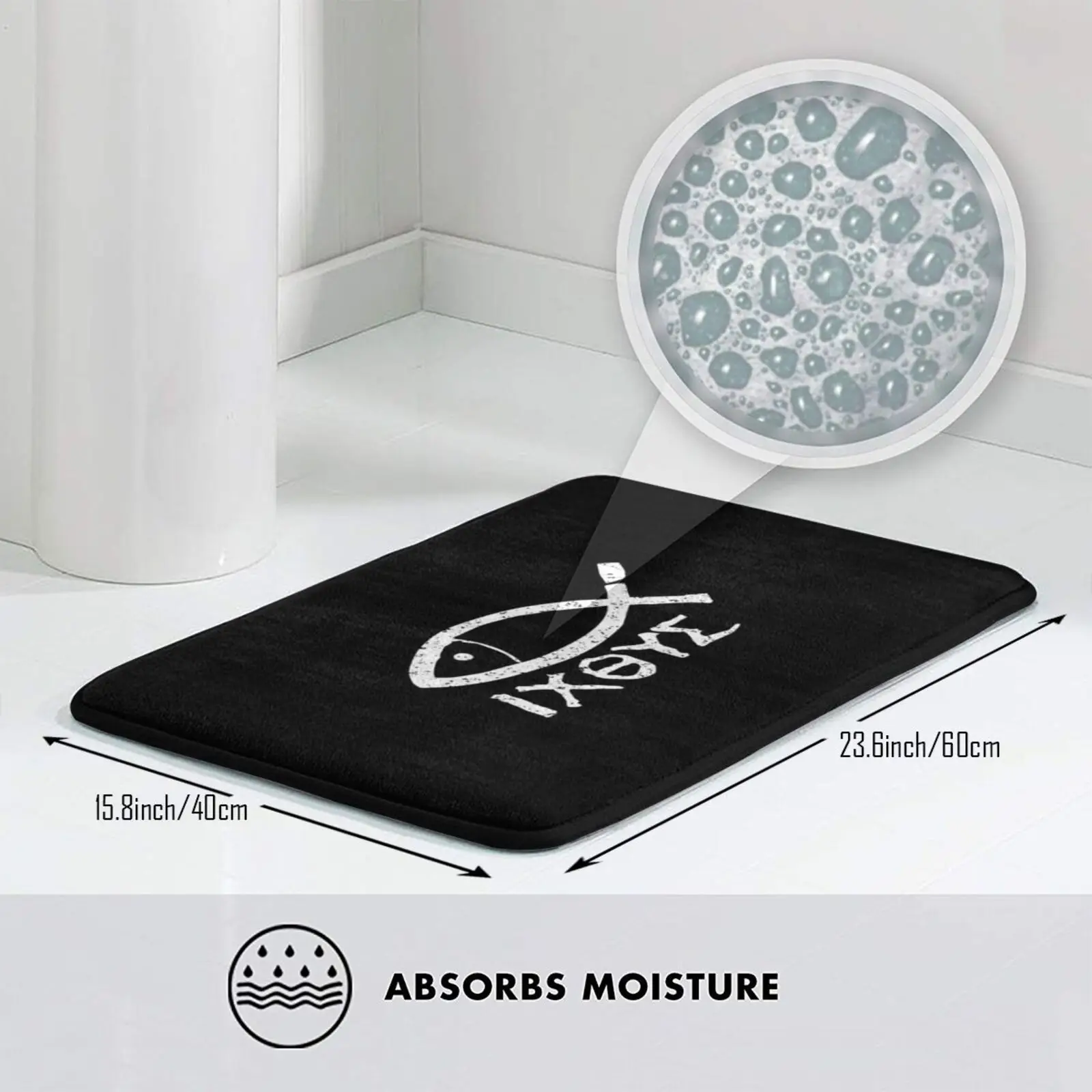 Ихтис ихриста Сын Бога символ спасательной рыбы коврик мягкий ихтис ихса религия