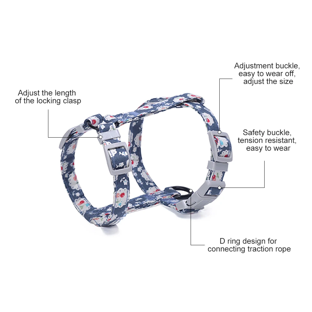 Регулируемый поводок для кошек ремень прогулок на открытом воздухе в японском