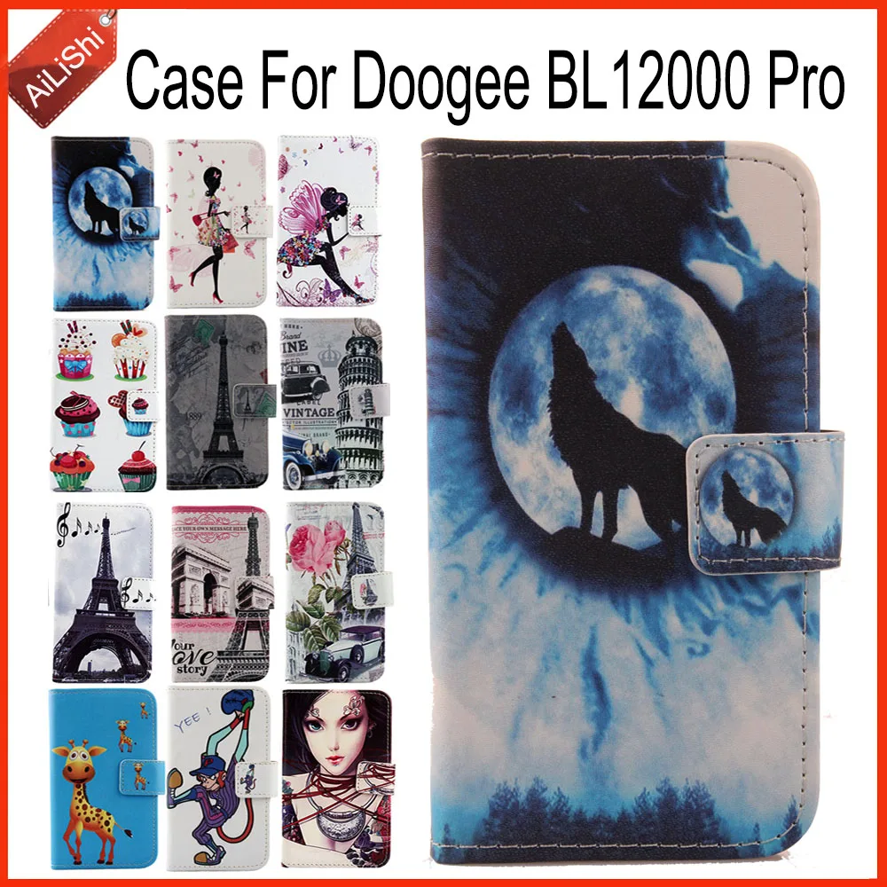 AiLiShi прямо с завода! Чехол Для Doogee BL12000 Pro роскошный Флип PU кожаный чехол