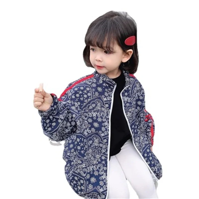 

Kids clothes girls jackets 2021 new autumn clothes girls baby children's clothes tops printed fashion clothes cute girls