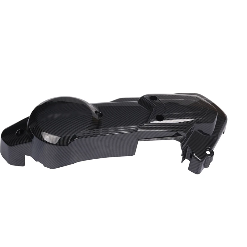 

for Yamaha NMAX155 NMAX150 NMAX V2 2020-2021 Motorcycle Clutch Protection Cover Side Drive Cover Carbon Fiber Look