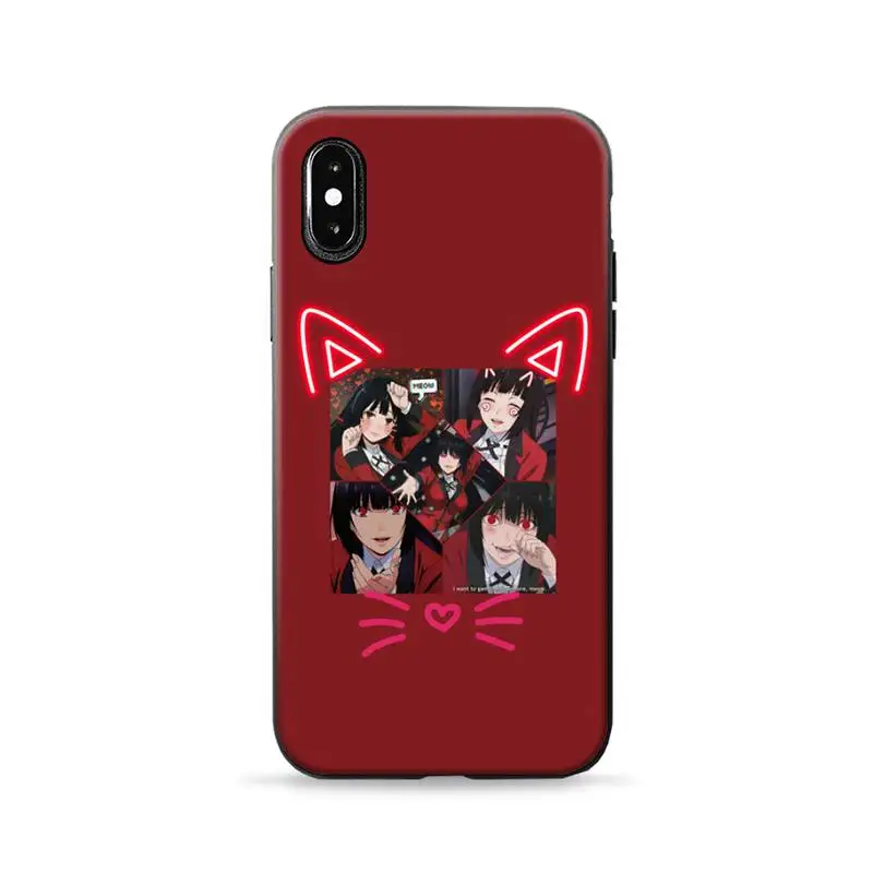 

Anime Kakegurui Jabami Yumeko Phone Case for iPhone 7 8 11 12 Pro X XS Max XR Samsung A S 10 20 30 50 70 Plus pro funda