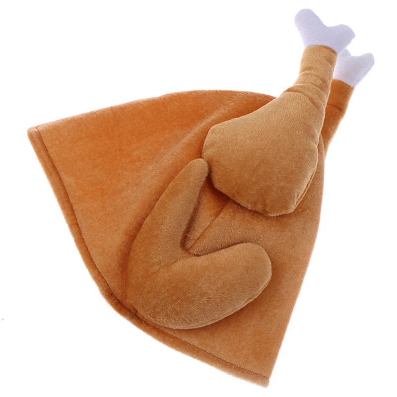 

Novelty Cooked Chicken Bird Secret Santa Fancy Party Headgear Decorations For Kids Adult Christmas Turkey Thanksgiving Hat