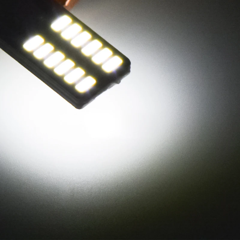 1 шт. T4W BA9S Canbus светильник неполярный 24SMD 4014 светодиодная безотказсветодиодный