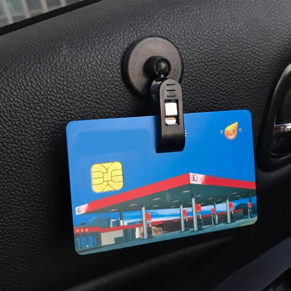 2 многофункциональный автомобильный удобный зажим для очков с присоской