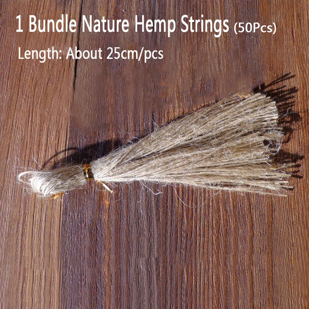 Hemp Rope 50 шт. в форме звезды, крафт-бумага, этикетка, свадебные, Рождественские Подвески, вечерние, на Хэллоуин, подарочная карта, багажные бирки, белые, коричневые - Цвет: Hemp Rope