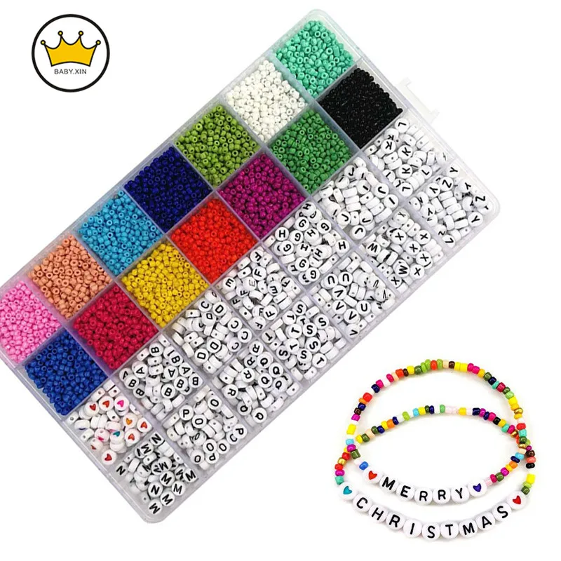 5000 шт толщина 3 мм акриловые бусины A-Z 26 букв для изготовления украшений своими