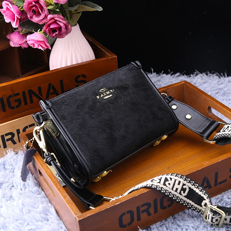 

Genuine Leather Flap Satchel for Women 2020 New Fashion Single Shoulder Messenger Bags Ladies Fashionable Purses Louis Brand gg
