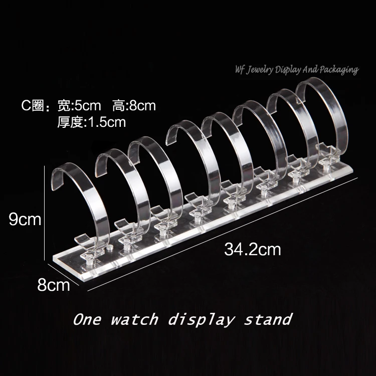

High Quality Acrylic Plastic Eight Watch Display Watch Stand Jewelry Showing Watch Holder Jewelry Organizer Crystal
