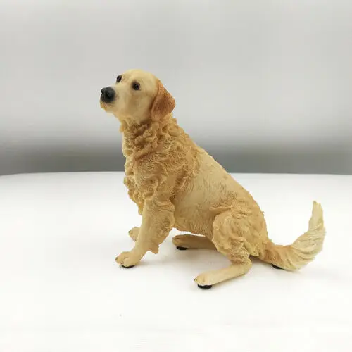 JJM золотистый ретривер собака вибрирующий хвост искусственные животные