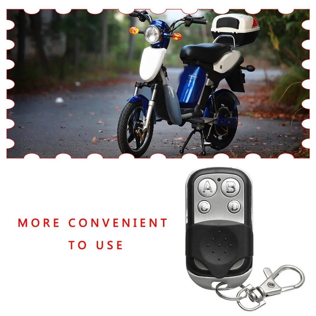 433MHZ Radio Frequency Wireless Remote Control 4-key Metal EV1527 Learning Code | Электроника