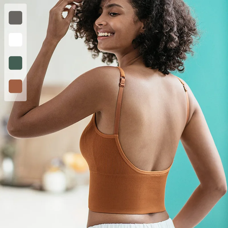 

Большие U-образные ремешки Norns, красивые бесшовные подтяжки для груди, без стального кольца, спортивные подтяжки, нижнее белье