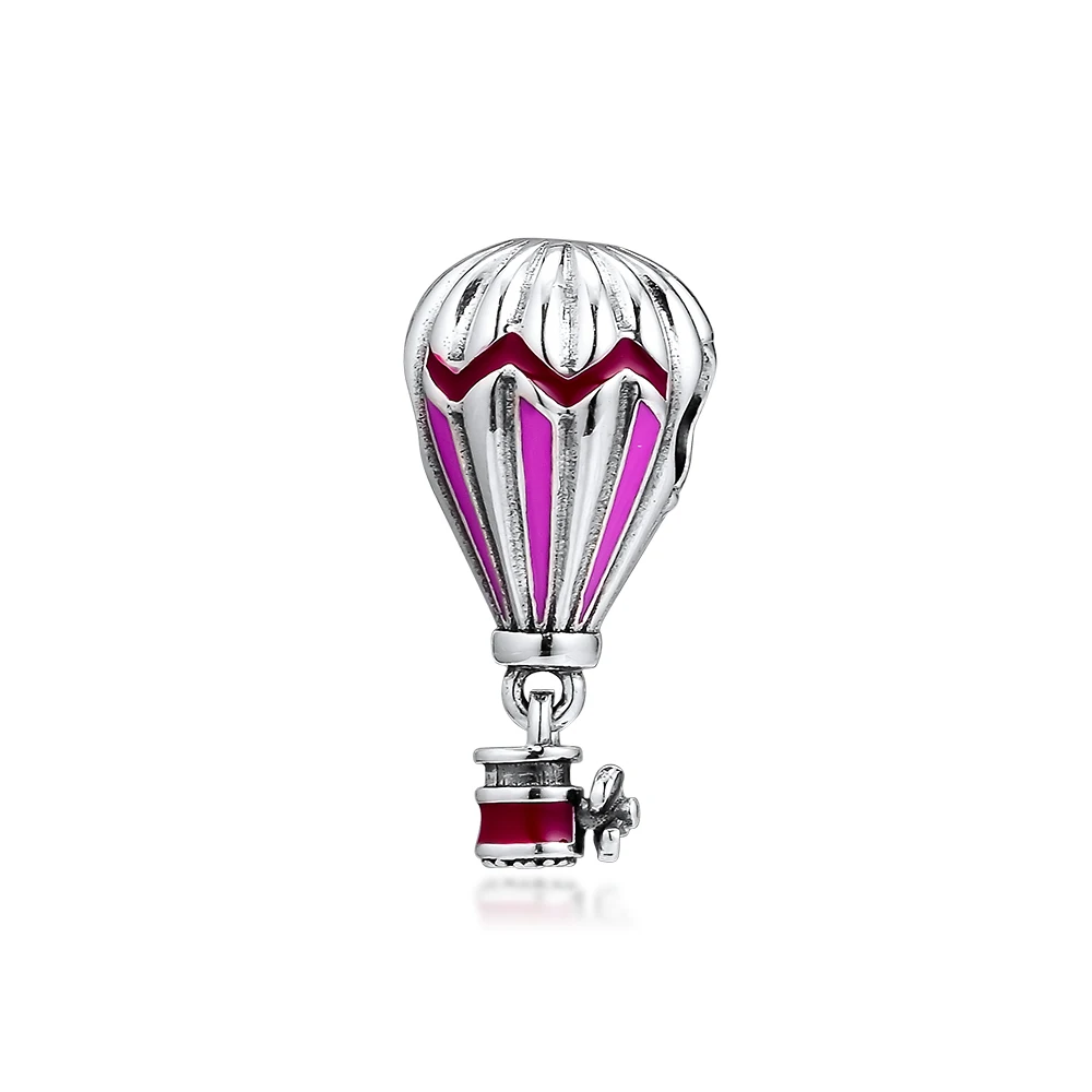 

Fit Pandora Bracelets Hot Air Balloon Charms 925 Original Sterling Silver Beads for Jewelry Making DIY Women Berloque