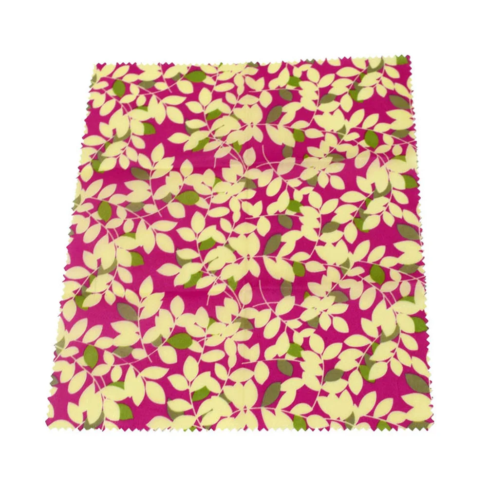1pcs leaves red Wrap Многоразовые пчелиный воск обертывания пищевого качества пчелиный воск свежие тканевые крышки мешок для хранения фруктов экологически чистые пищевые свежие сохраняют моющиеся чехлы - Цвет: 1pcs leaves red Wrap