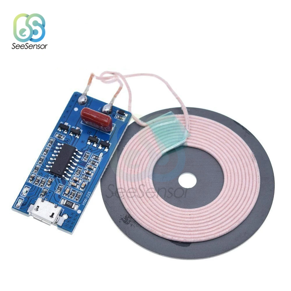 Модуль беспроводной зарядки 5 в 1 А Вт беспроводное зарядное устройство