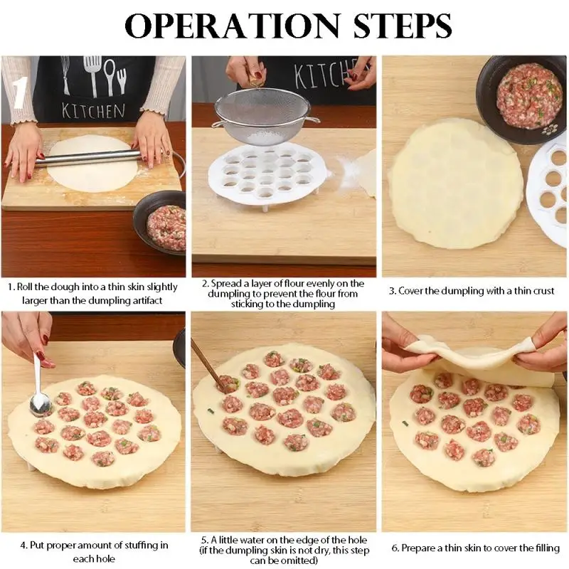 

19 37 Holes Kitchen Dough Press Ravioli Making Mould Dumpling Mold Maker Pelmeni Mold Cookie Mold Chocolate Mold For Kitchen