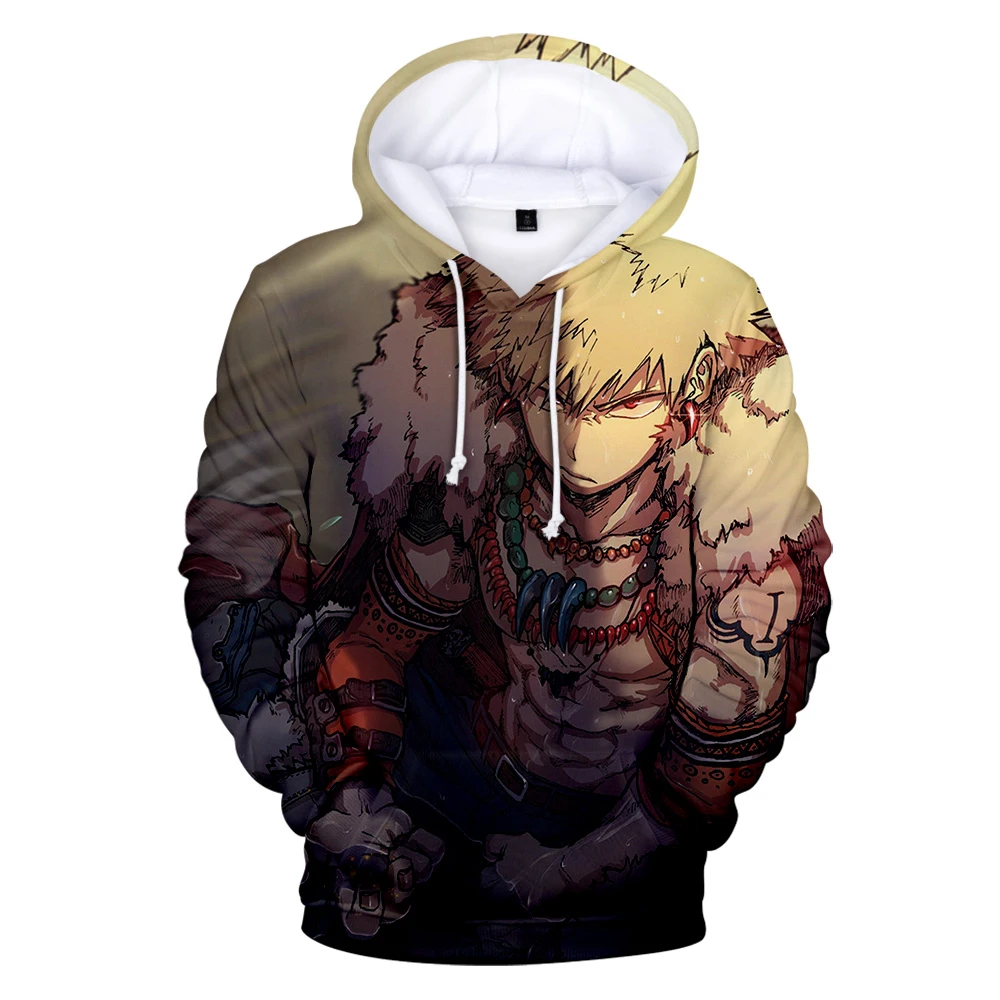 2020new hot sale boku no hero manga hooded round neck sweatshirt fashion trend style new 3d polyester unisex material tops free global shipping