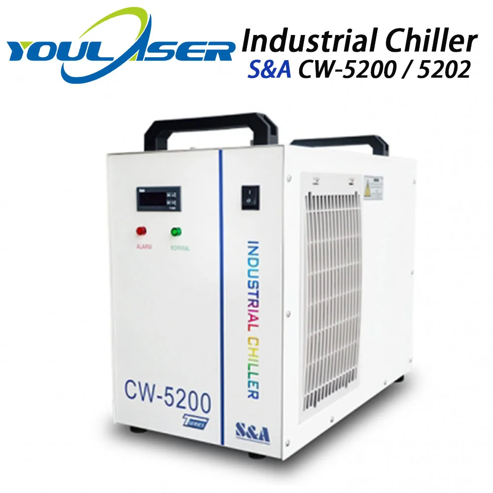 S &amp A CW5200 CW5202 промышленный воздушный охладитель воды для CO2 лазерной гравировки