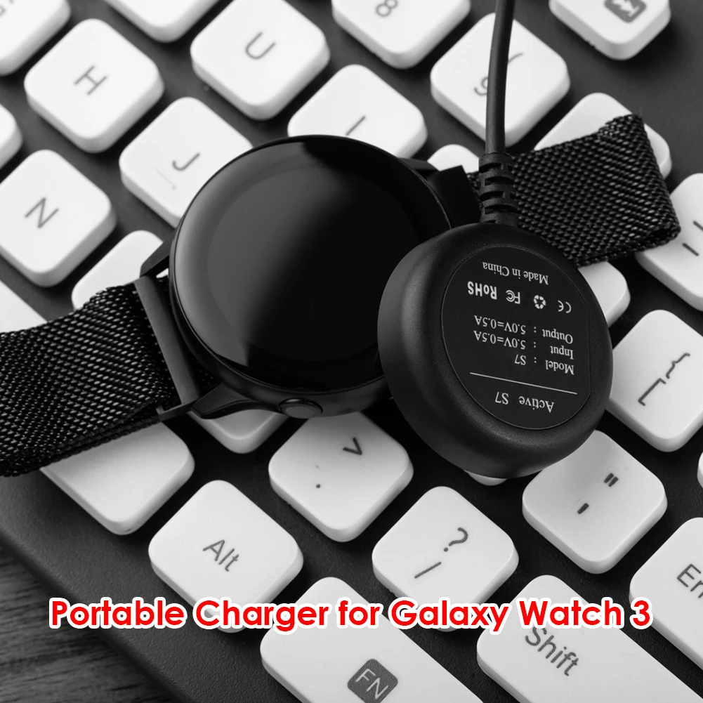 Кабель для беспроводной зарядки 1 м Samsung Galaxy Watch 3 Active 2 спортивных часов USB-кабель